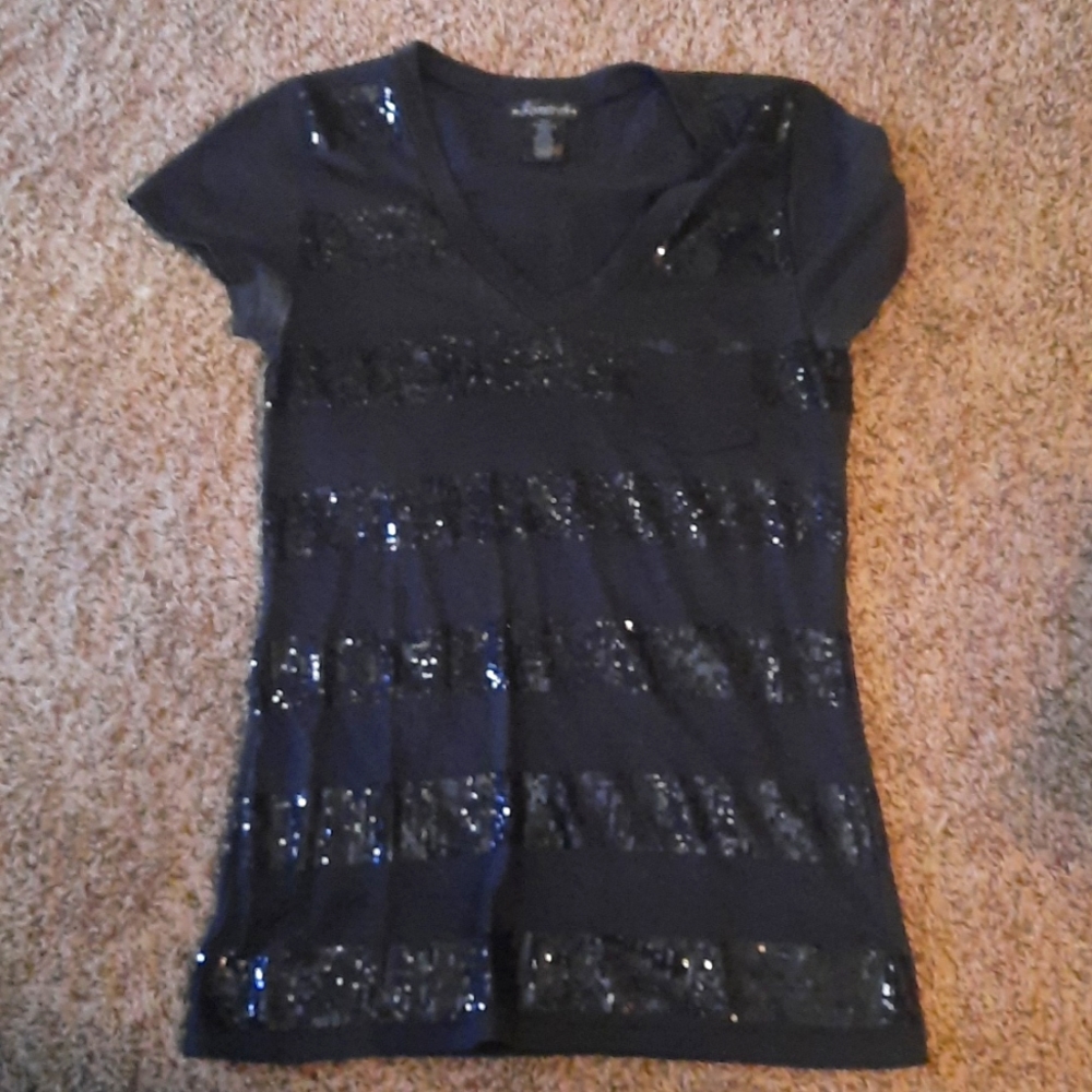 V neck Sparkle Tshirt